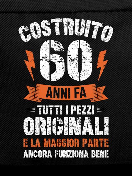 60 Anni fa compleanno retrò divertente