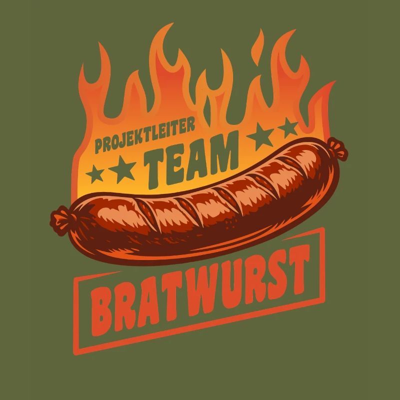 Projektleiter Team Bratwurst | Grillen Feuer