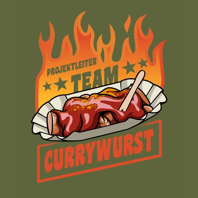 Chef de projet Équipe Currywurst | Flammes de la restauration rapide