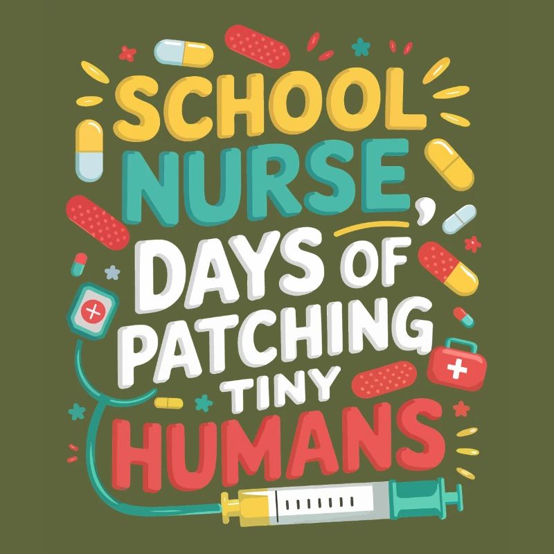 Schulkrankenschwester Patchwork Minis