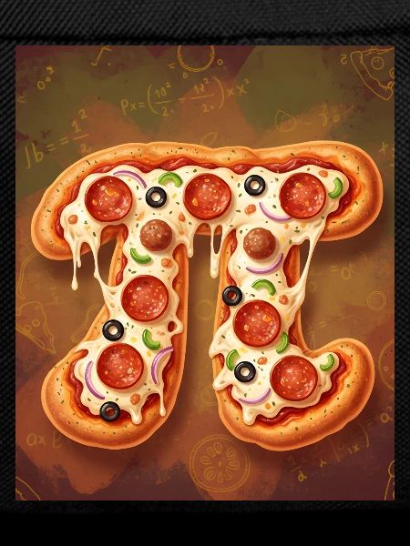 Pi Shape Pizza