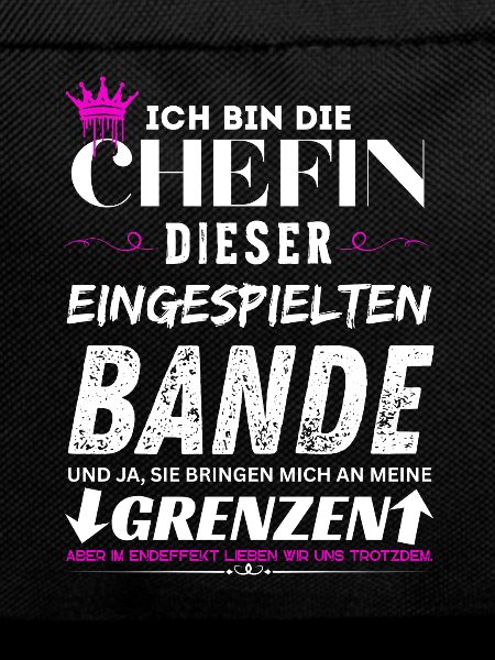 Chefin dieser Eingespielten Bande Chefin Geschenke