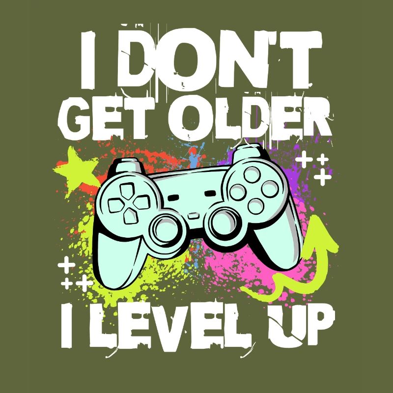 I Level Up Instead of Getting Older – Controller Motif