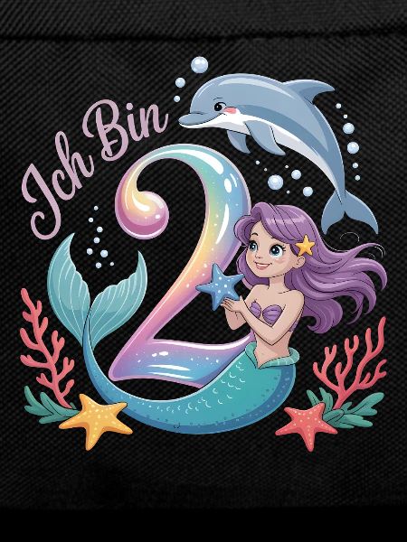 I'm 2 Mermaids Girl 2nd Birthday