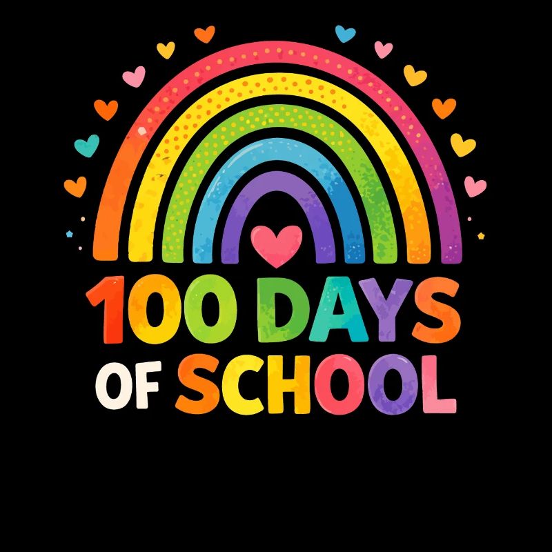 Les 100 jours d’école arc-en-ciel