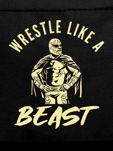 Wrestle Like a Beast Motivational Design