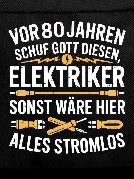 Electronics Technician 80's Birthday Electricity Electrician