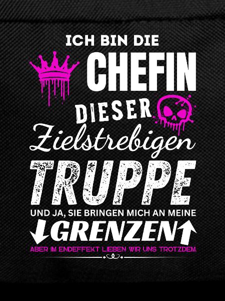 Chefin der Zielstrebigen Truppe Chefin Geschenke