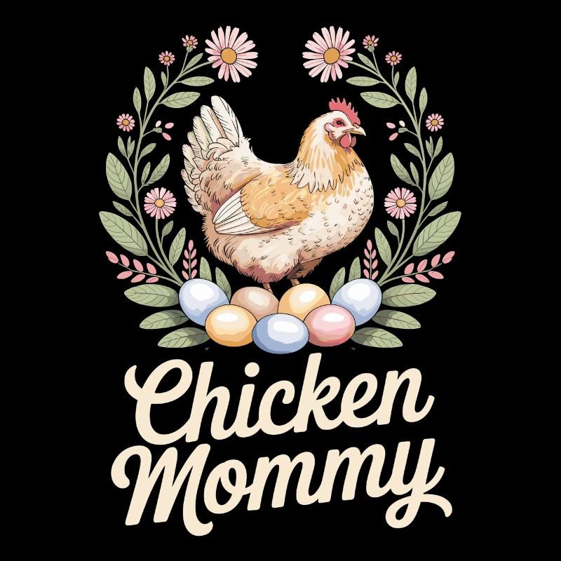 Chicken Mommy Hühner Mom Bäuerin Muttertag Huhn