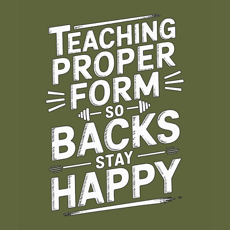 PT Educator Teaching Proper Form Movement Therapy