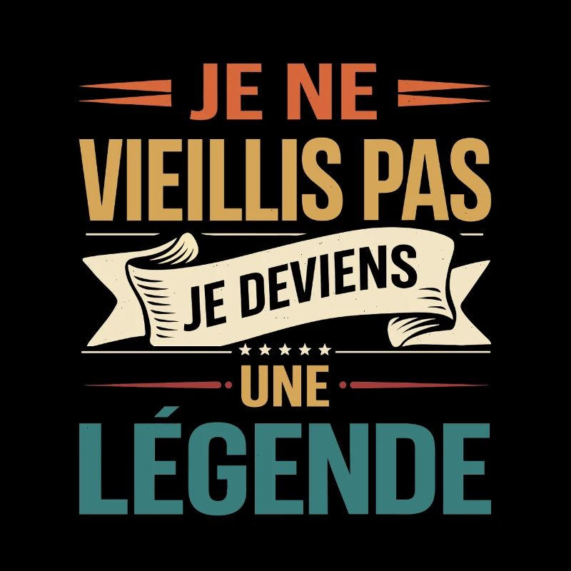 I don't get old, I become a legend, gift