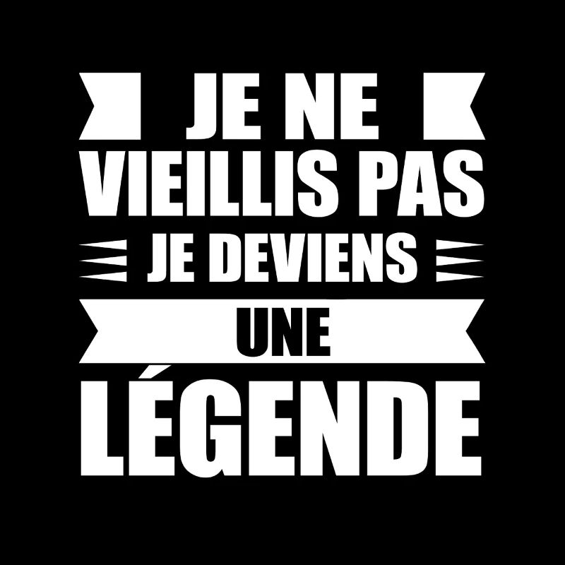 I don't get old, I become a legend, gift