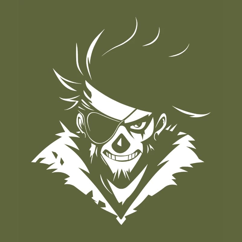 Pirate Skull with Eye Patch – Urban Skull
