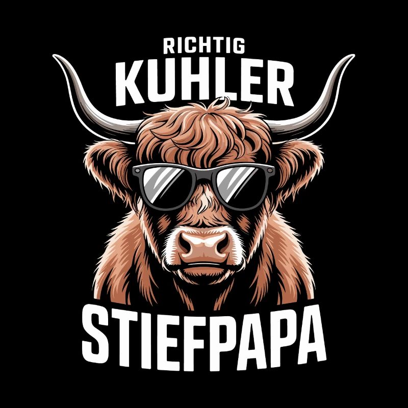 Richtig Kühler Ssteppapa - Lustiger Kuh Wortwitz