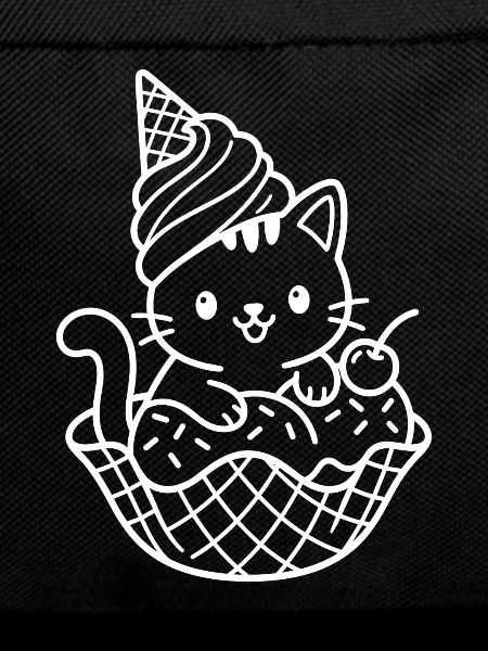 Kawaii Katze Eiscreme