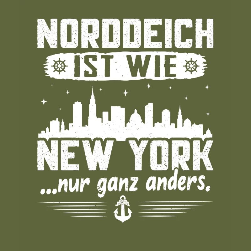Norddeich, c'est comme New York, mais complètement différent.