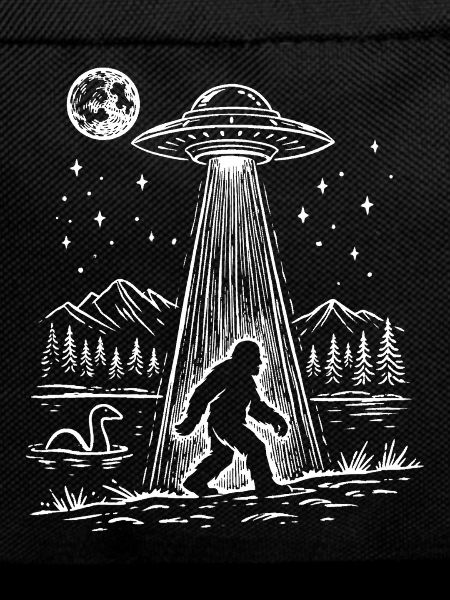 Bigfoot Alien Abduction Sasquatch UFO Spaceship