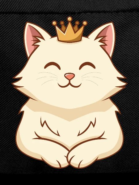 Royal cuddly cat