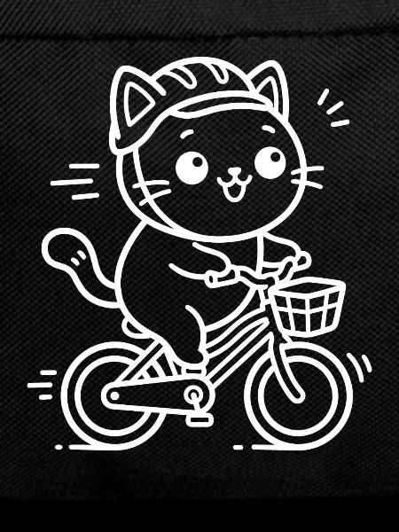 Kawaii Cat Cycling