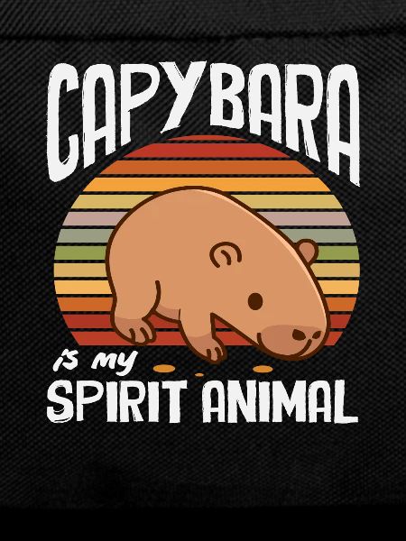 Retro Capybaras Cute Funny Animal