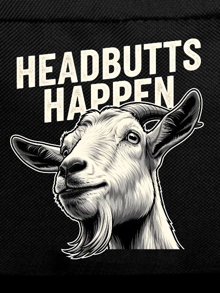 Headbutt happens | Goat Butt Humor