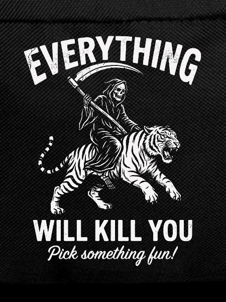 Motivational shirt for risk fans