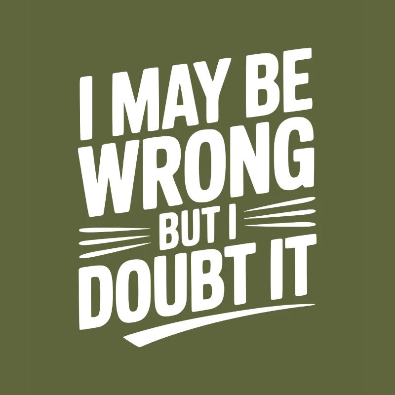 I May Be Wrong but I Doubt It