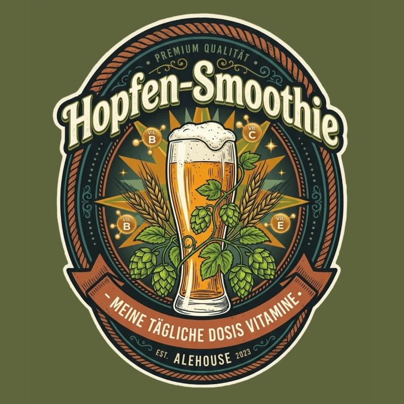 Hops Smoothie Label
