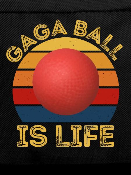 Gaga Ball Is Life Retro Sunset