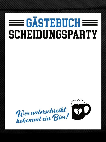 Gästebuch Scheidungsparty Geschieden Scheidung