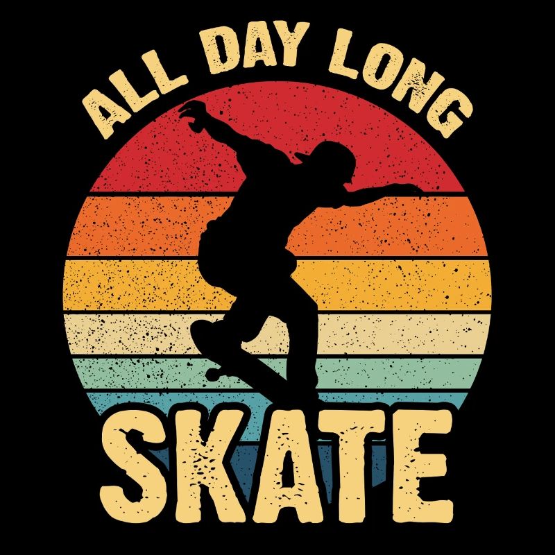Ganztägiger Skate Retro Sunset