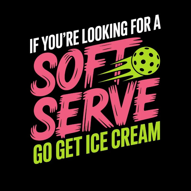 Pickleball Player Looking For Soft Serve Dinking