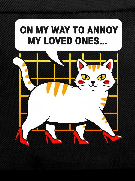 High-Heel Cat: Cheeky and Charming