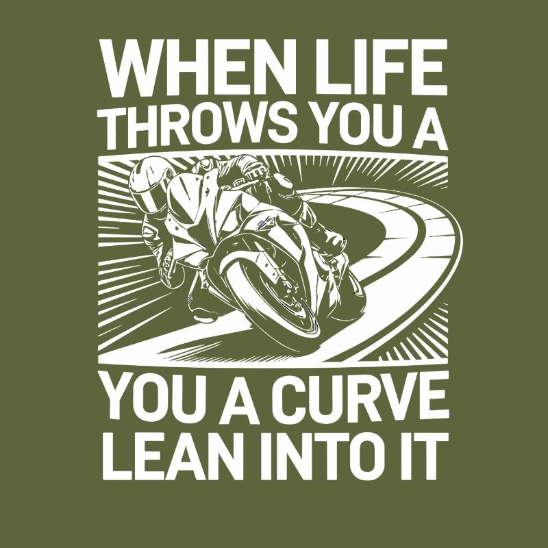When life throws you a curve, lean back