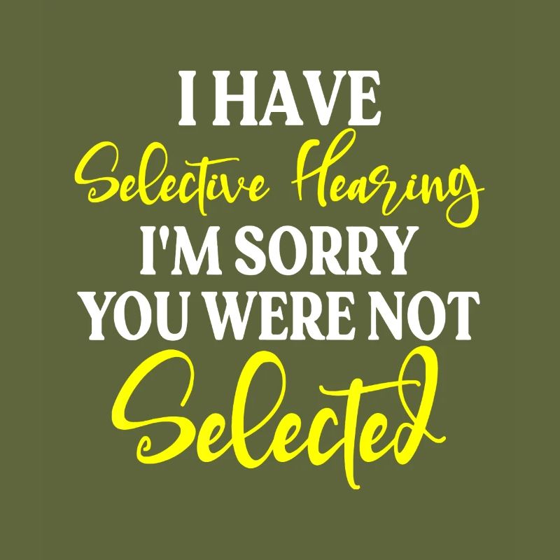 Audition sélective non sélectionnée