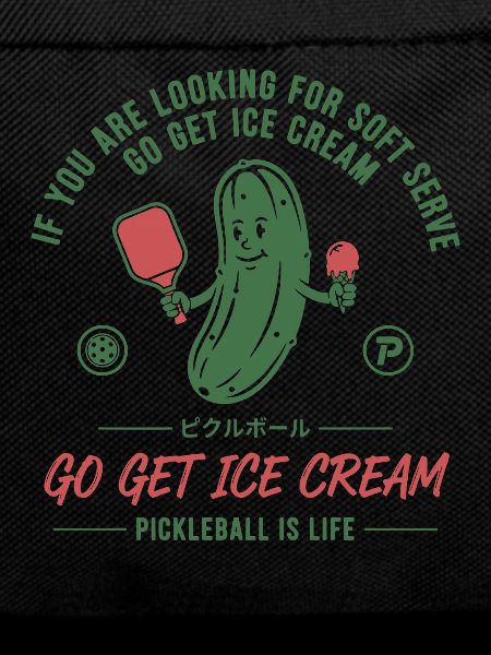 Pickleball Funny Player Go Get Cream