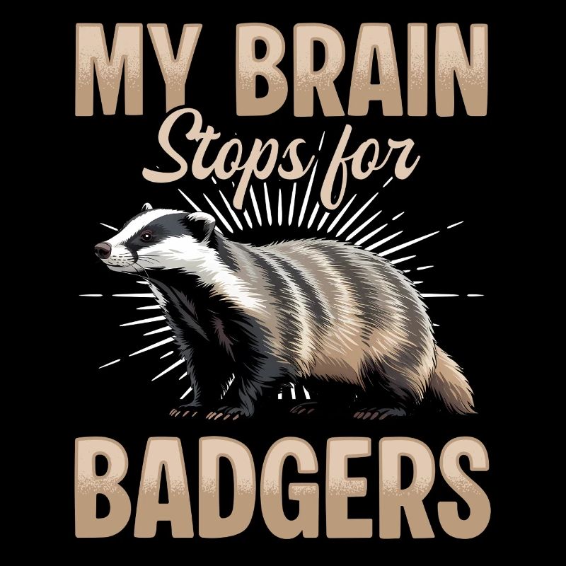 Funny Animal Badger