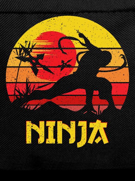 Sunset Ninja Silhouette