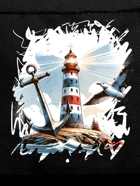 Leuchtturm Anker Möwe