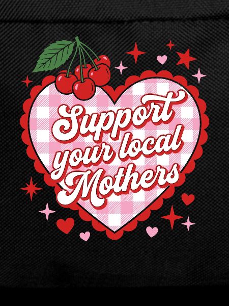 Support Local Moms Heart Design