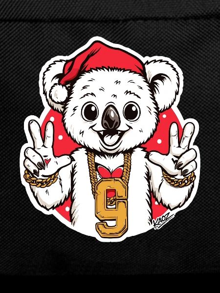 Festive Koala Bling with 9 Pendant