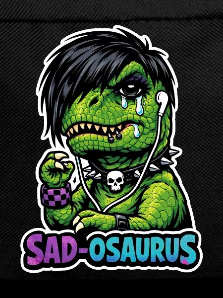 Emo Dinosaur, Sad Dino, Emotional