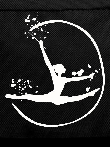 Gymnast With Band Rhythmic Gymnastics