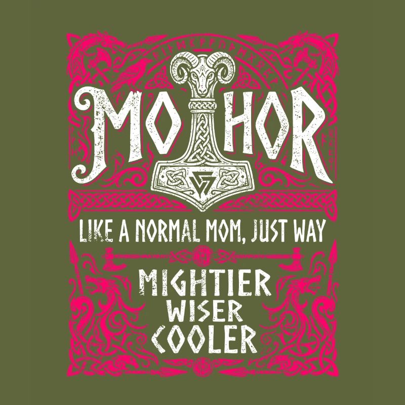 Mothor Viking Mère Thor Marteau Dire
