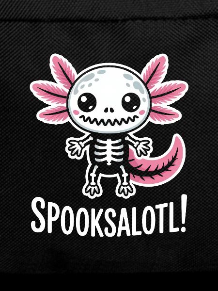 Cute Haunted Skeleton with Wings
