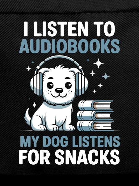 Dogs Audiobook Fans Reading Bookish Gift