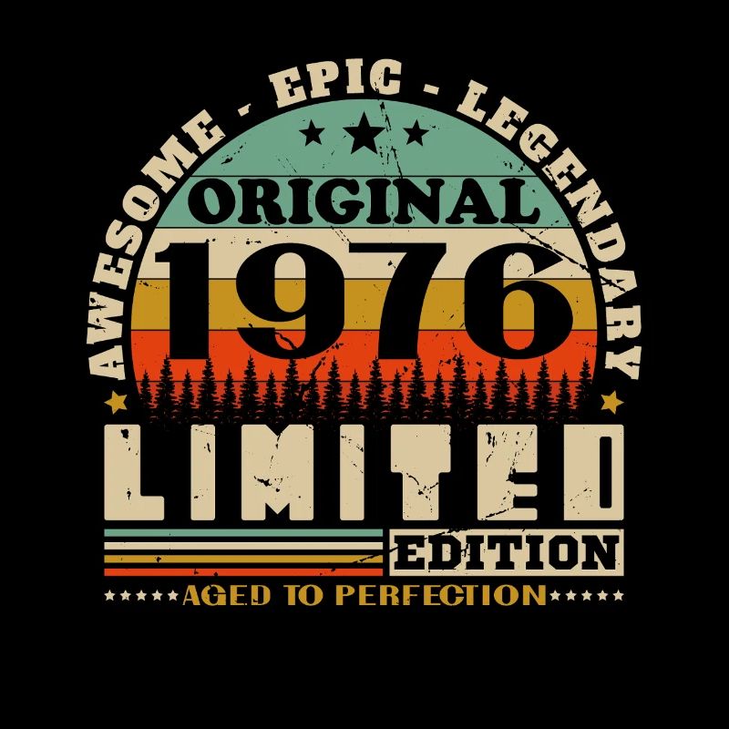 1976 Vintage Retro Birthday Gift