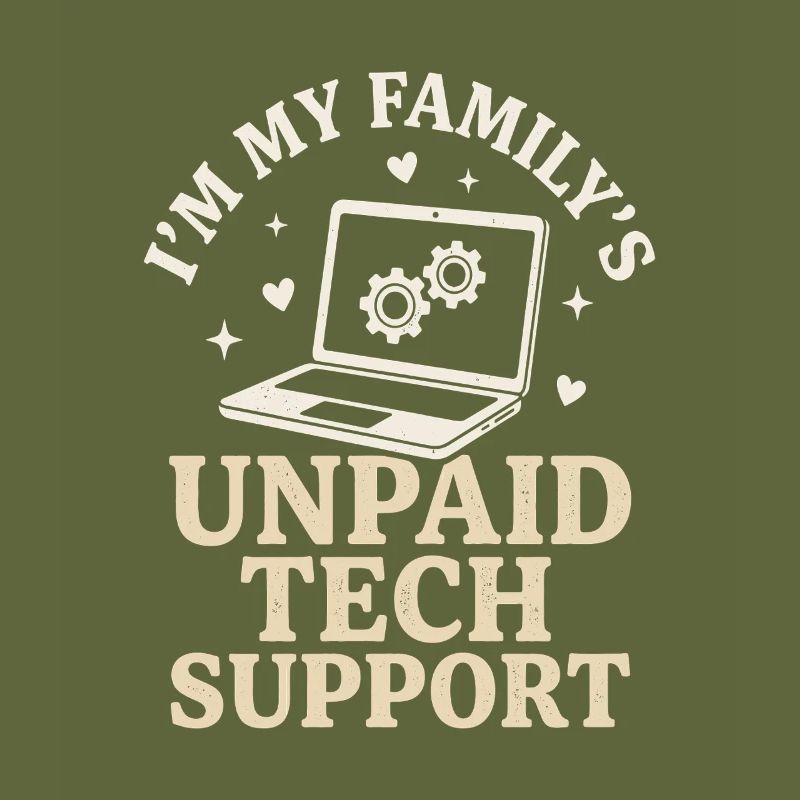 Unpaid Tech Support Funny IT Nerd Shirt