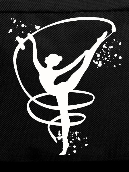 Gymnast With Band Rhythmic Gymnastics