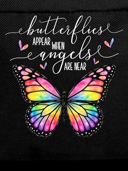 Inspiring butterfly fan graphic